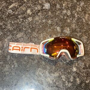 Cairn Next SPX 3000 Ski Snowboard Goggles White Orange